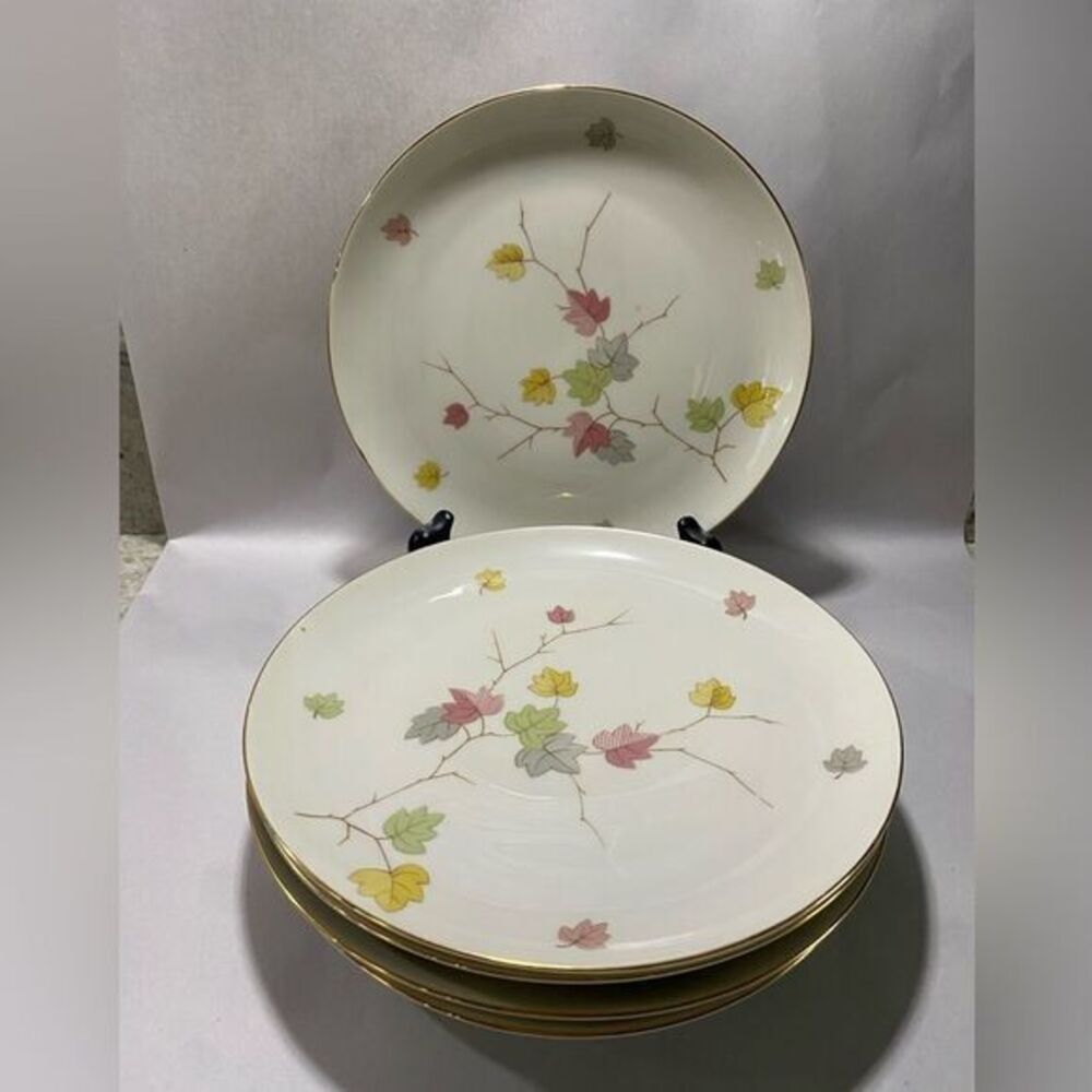 Set Of 6 Eschenbach Leaf fine china 7.5” Plates #06‎ Excellent Condition